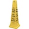 Rubbermaid Commercial 36" Safety Cone, 36" Height, 12.2" Width, Plastic, Cone, Spanish; English RCP627677CT - alternate 2